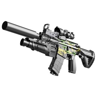 电动连发M416软弹枪儿童玩具枪弹链男孩玩具击狙枪CS吃鸡玩具礼物