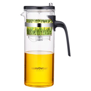 金灶TP-168飘逸杯内胆可拆卸按压式泡茶壶玻璃茶水分离杯泡茶专用