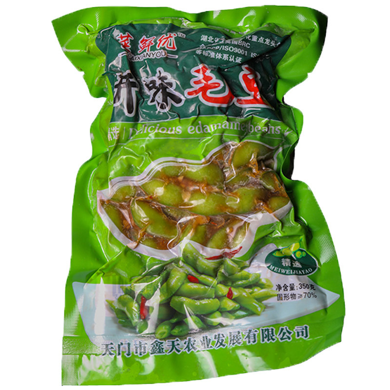 凉拌开胃毛豆350gktv小吃特色
