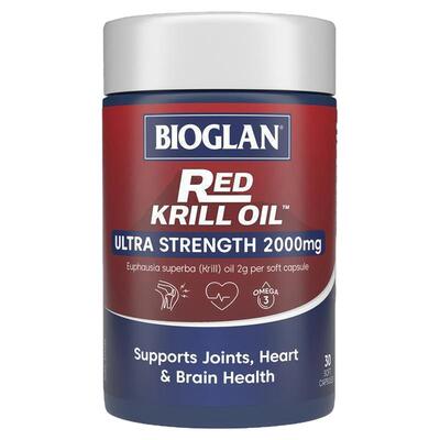 澳大利亚Bioglan宝兰红磷虾油虾青素姜黄素银杏叶黄素 BG100