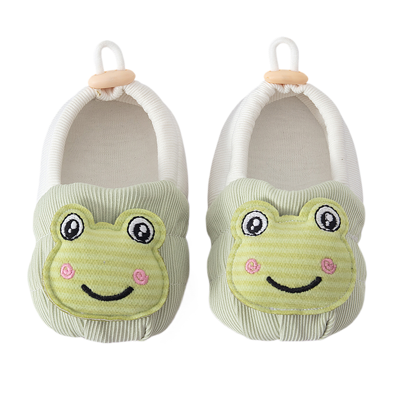 婴儿单鞋3-6-9个月1春秋男女宝宝防滑学步鞋软底透气抽绳防掉布鞋