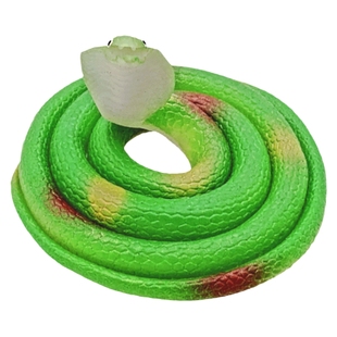 软胶仿真蛇眼镜蛇鬼屋恐怖箱吓人道具幼儿园儿童玩具假蛇动物模型