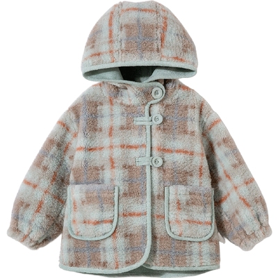 Amila女童羊羔绒外套2025新款