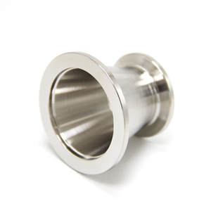 KF高真空大小头304不锈钢快装锥形转换法兰16卡盘25接头变径非标