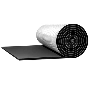 彩钢瓦隔热棉保温防火耐高温阻燃材料自粘防晒铝箔膜楼顶铝箔板