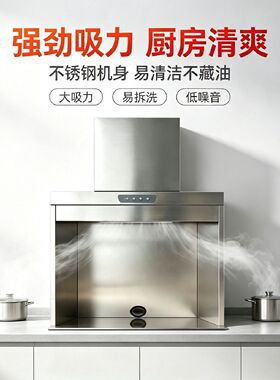 立体式油烟机炸鸡店商用抽油烟机家用排气扇厨房免打孔台面排烟机