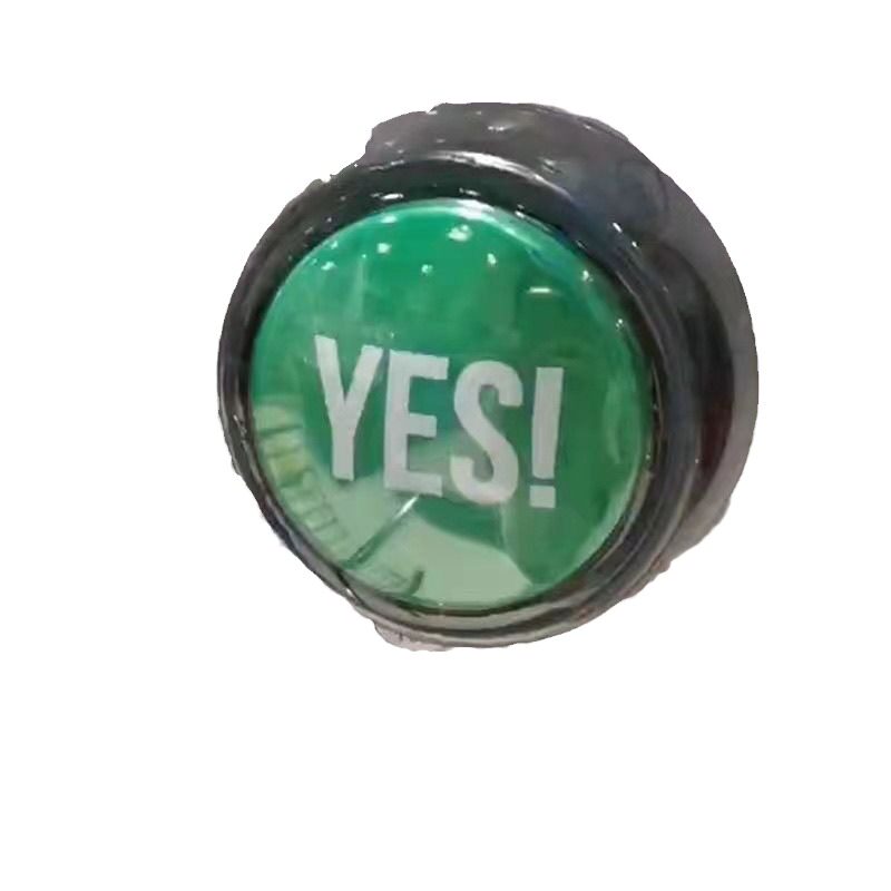 发声按钮YES NO电子整蛊搞笑办公室按压声音新奇玩具六一生日礼物