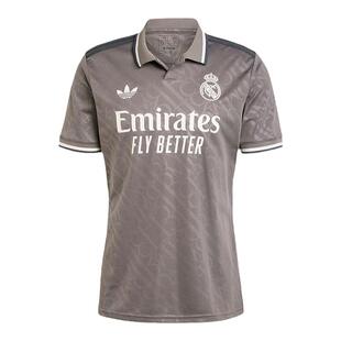 扎吉体育Adidas皇马24-25第二客场球迷版球衣短袖男足球服IY1763