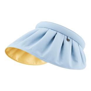 伯希和户外儿童防晒帽夏季新款可折叠透气大帽檐遮阳贝壳空顶帽子