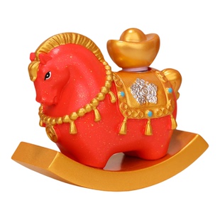 小马摇摇乐摆件桌面装饰马年礼物2026马的吉祥物公仔创意新年礼品