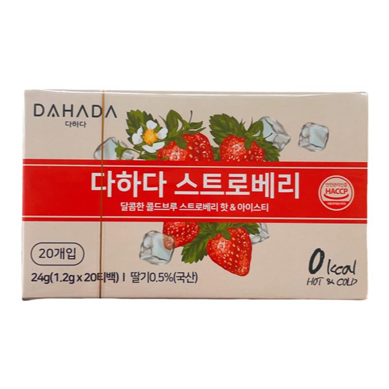 韩国DAHADA0卡零脂袋泡水果茶