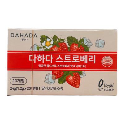 韩国DAHADA0卡零脂袋泡水果茶