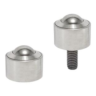 特思瑞精密直筒KSM-FL重型万向球不锈钢牛眼轮滚珠轴承厂家直销