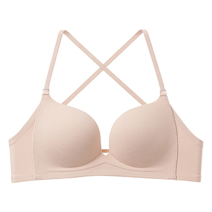 蒂芙娜DIFUNA文胸罩女小胸聚拢收副乳显大防下垂无钢圈内衣女