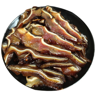腊猪耳朵四川特产柴火烟熏腊肉风干猪耳尖猪拱嘴猪脸猪鼻子下酒菜