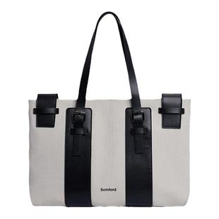 Somlord神洛公文包小众设计高级感电脑包女托特包律师包帆布包