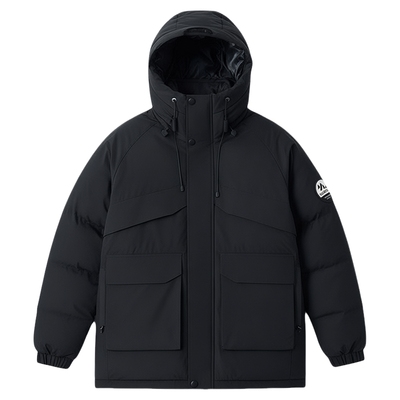 机能风连帽日常常规90鸭绒羽绒服