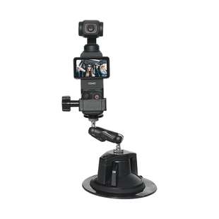 汽车吸盘适用大疆dji pocket3/action6/5/osmo360/nano运动相机玻璃支架影石insta360x5/x4/acepro2车载支架