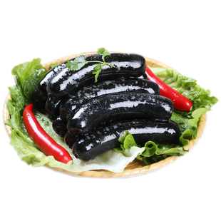 源香墨鱼肠黑色墨斗鱼香肠正宗台湾烧烤热狗肠火山石烤肠墨鱼汁肠