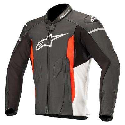 意大利Alpinestars A星Faster皮衣男户外出游骑行服牛皮夹克骑行