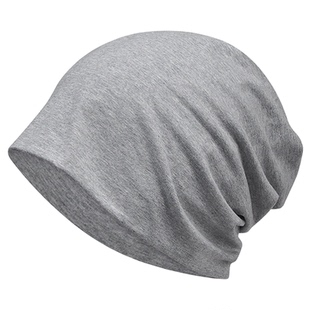 澄湖螺空调包头帽男女通用棉手术帽纯色透气睡帽化疗后头巾堆堆帽
