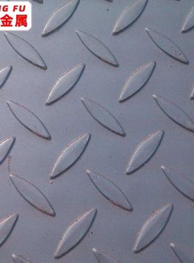 浙江宁波现货宁钢热轧花纹板可定尺开平扁豆花纹钢板镀锌花纹钢板