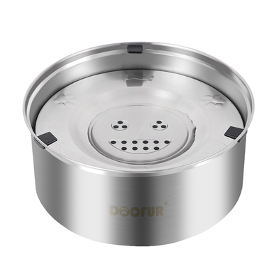 全不锈钢悬浮水碗不湿嘴喝水神器