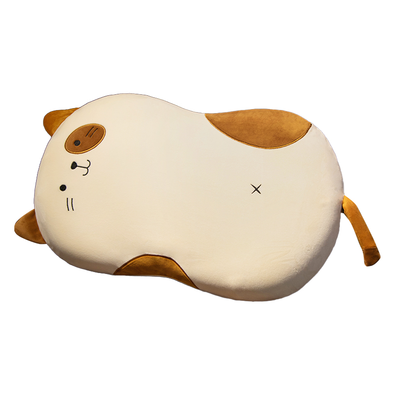 可爱枕头枕芯枕套助睡眠记忆棉猫咪肚皮学生宿舍睡觉专用猫肚子枕