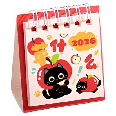 卡通2026年迷你台历小日历学生用