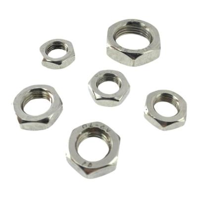 304不锈钢材质六角薄螺母