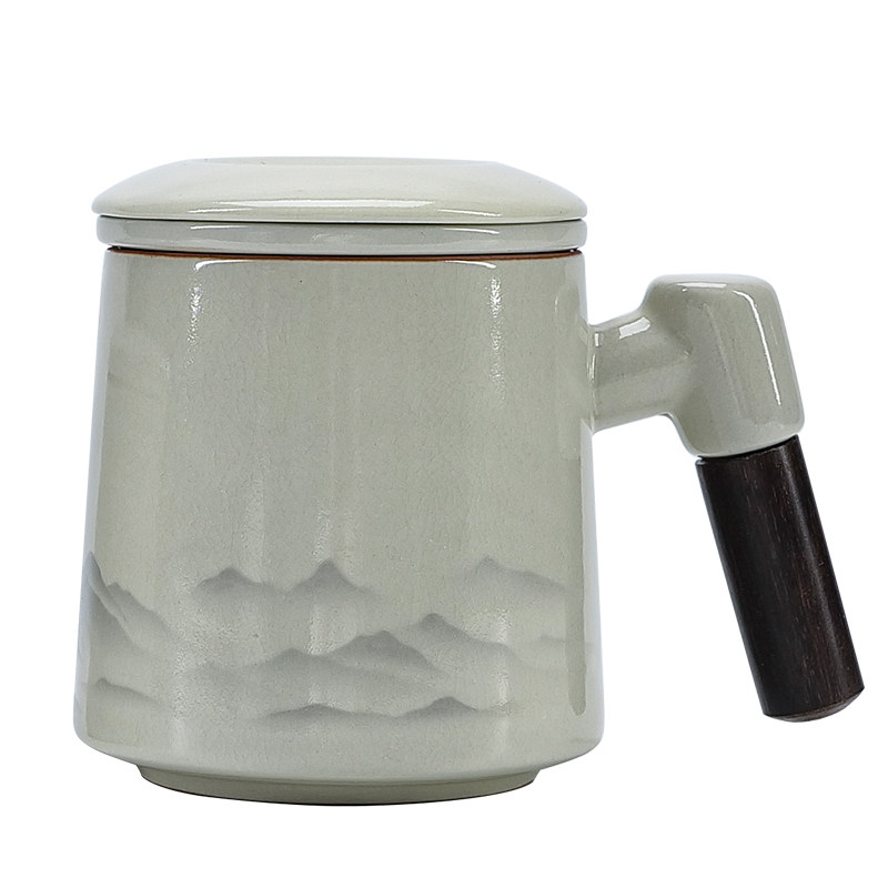 梵愿陶瓷中式风茶杯可定制纯色