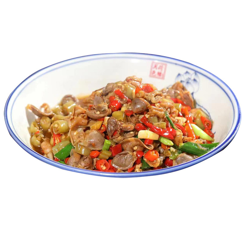 个性鸡杂湘菜鸡胗鸡肠鸡心