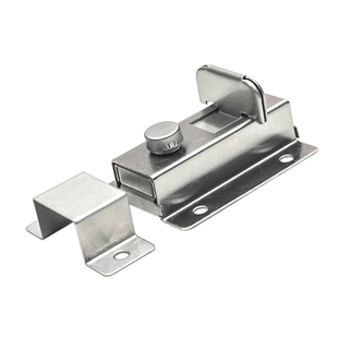 HFY46-L55不锈钢方型插销HFY25设备柜门锁HFY56带弹簧装置盒型锁