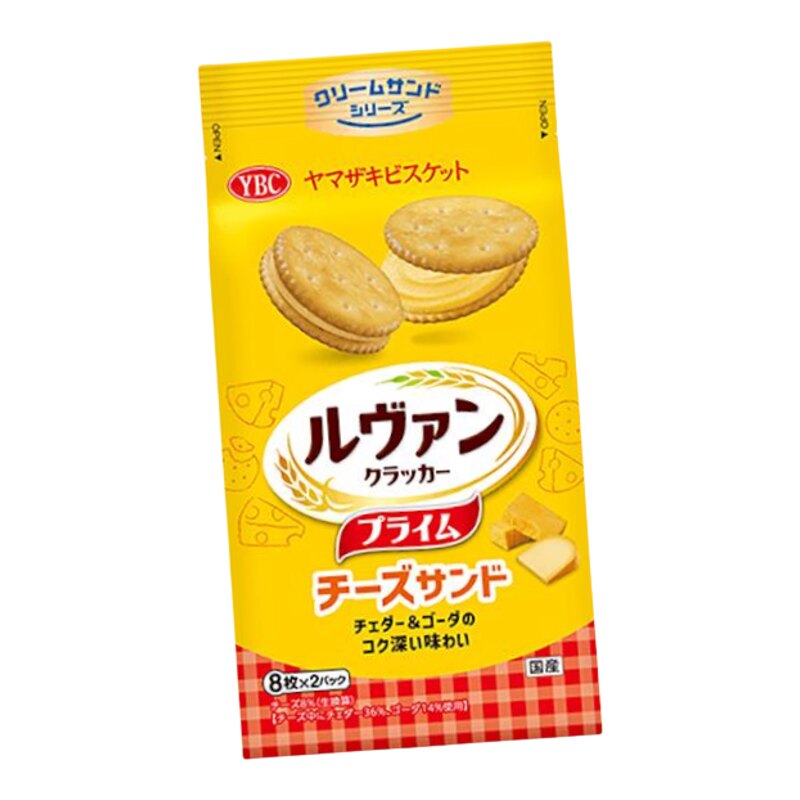 YBC 车打芝士夹心饼16枚入x3袋休闲小吃夹心饼干零食饼干休闲食品