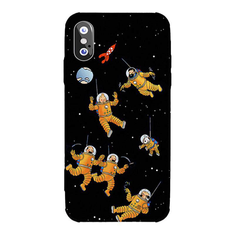 丁丁历险记月球漫步怀旧漫画手机壳适用于华为nova10苹果14promax硅胶iPhone12小米13卡通iqoo8小众