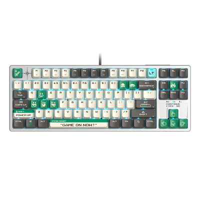 双飞燕有线机械键盘轻音变速光轴