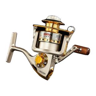 金属头纺车轮路亚渔轮远投专用鱼轮迪瓦正品钓鱼轮子海竿海杆矶钓