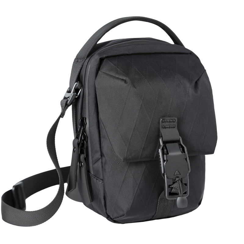 休闲城市通勤斜挎包男款机能风多功能单肩包X-Pac磁扣轻便手机包