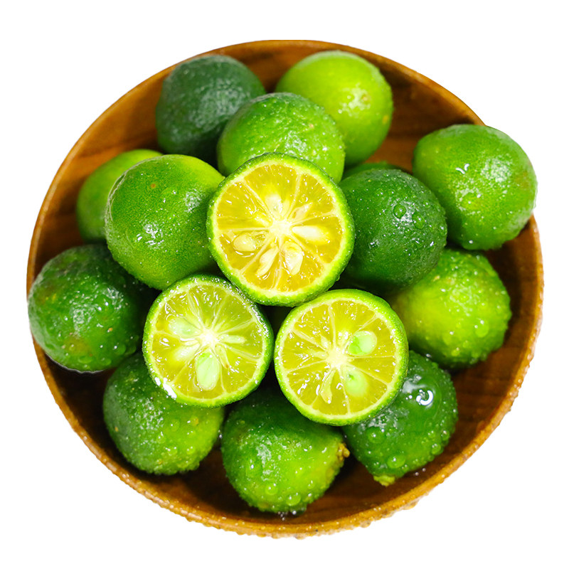 海南小金桔青柠檬新鲜青桔柑橘水果当季新鲜整箱香水奶茶店专用