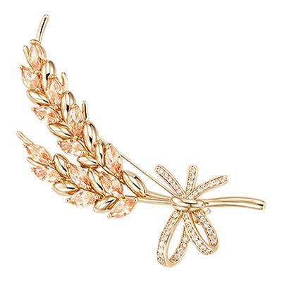 Riotlily/艾特里里金穗初秋系列时尚胸针女款女王节礼物