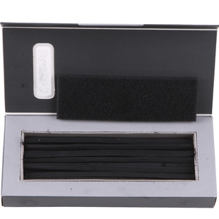 【写字可弹灰】马利方形棉柳木炭条美术专用画画用炭棒炭精条软性炭笔素描碳笔碳条绘画美术用品碳棒写生速写