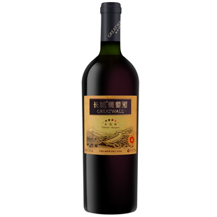 GreatWall/长城红酒 中粮长城四星赤霞珠干红葡萄酒 750ml 单支装
