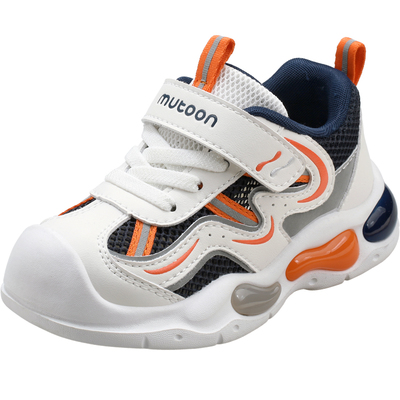 牧童闪灯儿童鞋透气轻便运动鞋