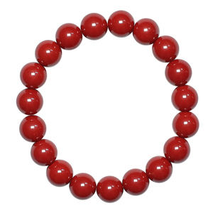 珂拉咪 天然原矿朱砂手链男女款 高含量单圈帝王砂手串精品系列