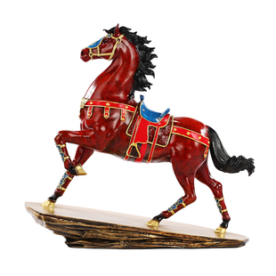 彩铜《马到成功》马摆件一马当先铜马工艺品乔迁开业商务礼品