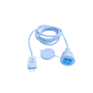 超薄两脚2脚插头转2孔3孔创意电源延长线接线板电瓶车加长线插座