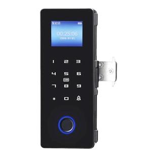 免布线智能锁办公室玻璃门锁密码锁单门双门推拉门免开孔门禁锁