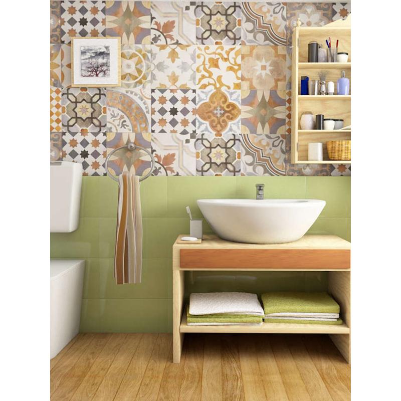 复古欧式厨房墙纸灶台墙面耐高温防油污卫生间防水壁纸自粘墙贴画