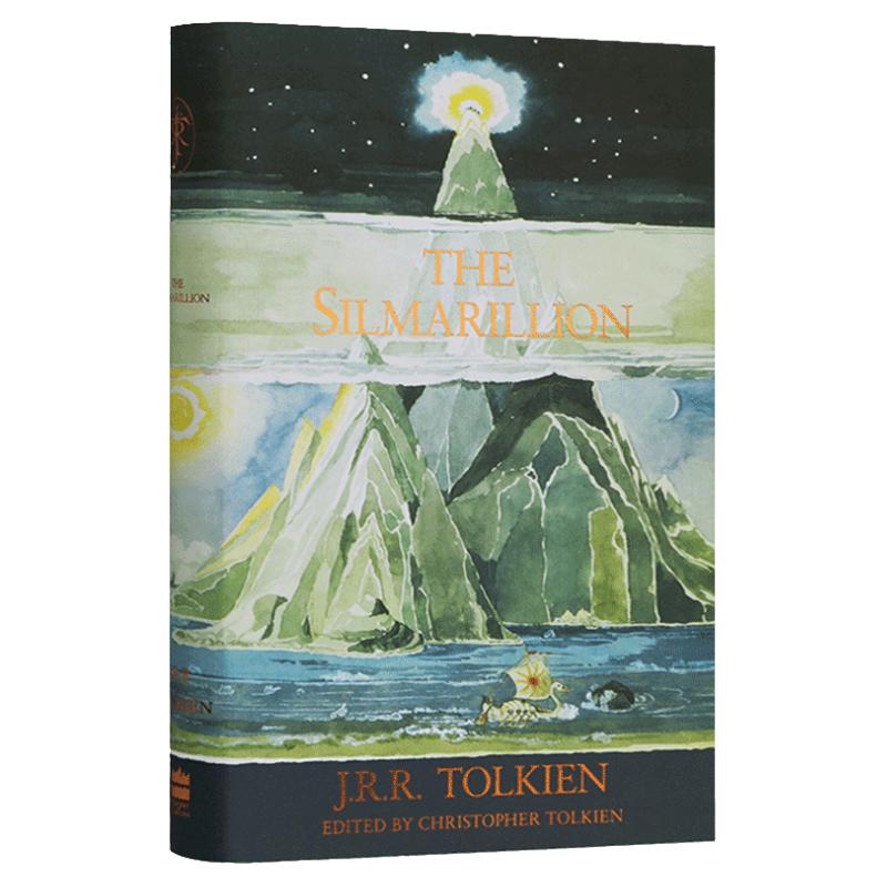 指环王前传 精灵宝钻 英文原版小说 The Silmarillion 霍比特人魔戒 J.R.R.Tolkien托尔金手绘封面精装 经典名著文学 进口英语书籍