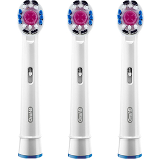 德国博朗欧乐B/OralB电动牙刷头配件 EB18-3升级 美白抛光刷头